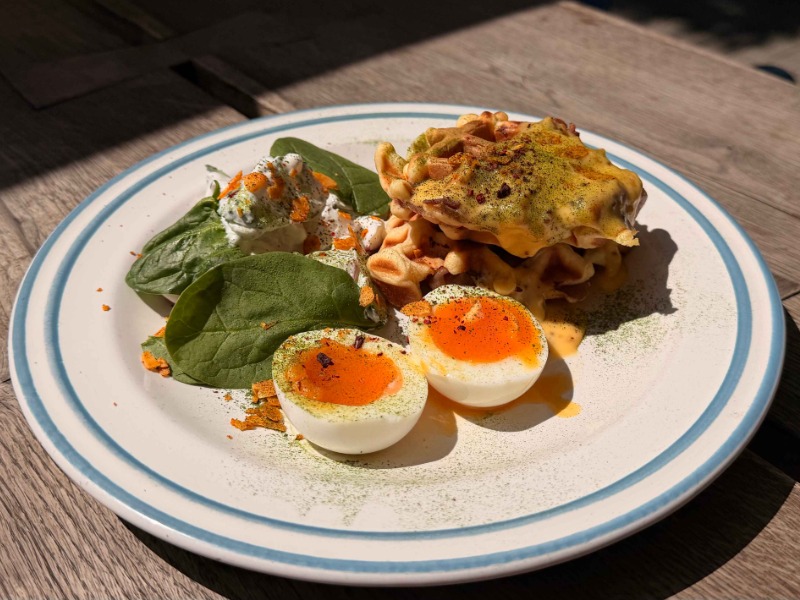 Мясні вафлі з індичкою